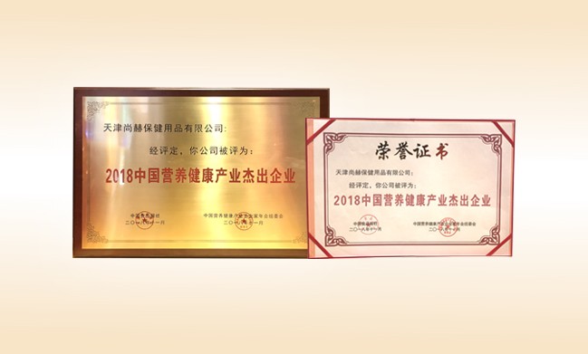 2018年11月-米兰·体育_米兰(中国)公司荣获-2018中国营养健康产业杰出企业